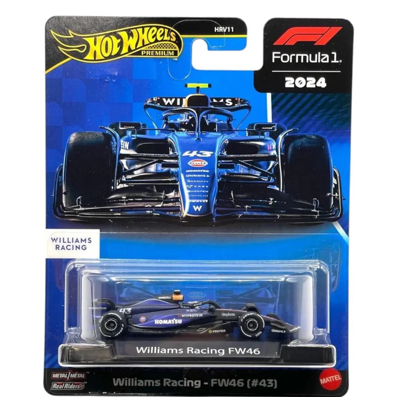 Hot Wheels Imported Premium Formula F1 2024 Diecast Model Car – Williams Racing FW46 (#43) | 1:64 Scale