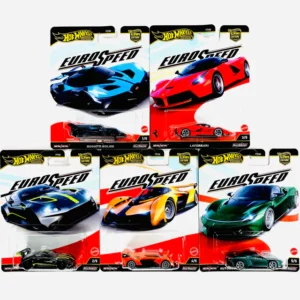 Hot Wheels 2025 Car Culture Euro Speed – Case L (Set of 5 Cars) – 1:64