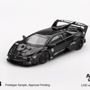 Mini GT  #1053 – Lamborghini LB-Silhouette WORKS Murciélago GT Evo (Black) 1:64 Scale Diecast Model
