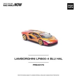 Pop Race 1:64 Lamborghini Countach LPI 800-4 – Blu Hal