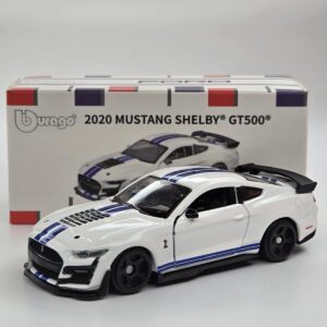 Official Bburago 2020 Mustang Shelby GT500 – 1:64 Diecast Scale Model