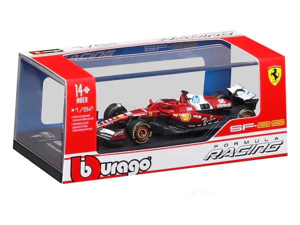 Bburago F1 Ferrari SF-25 (2025) – Charles Leclerc Australia GP – 1:64 Scale Diecast Model Car