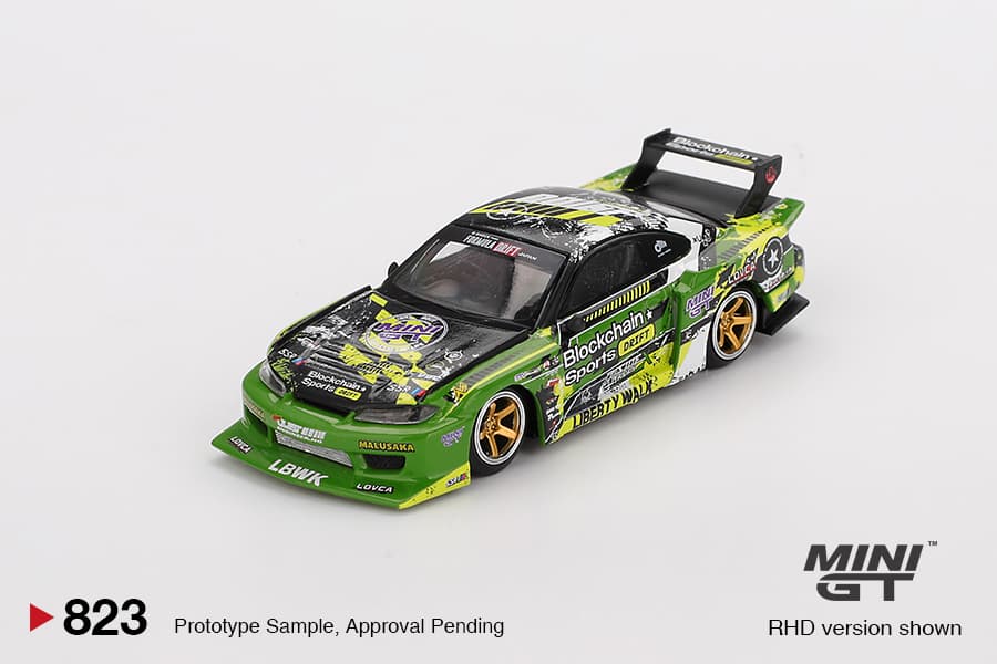 Mini GT #823 – Nissan LB-Super Silhouette S15 Silvia #555 V2 (2024 Formula Drift Japan)