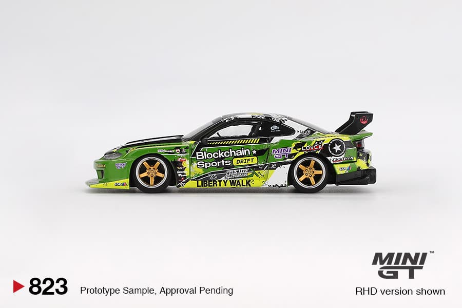 Mini GT #823 – Nissan LB-Super Silhouette S15 Silvia #555 V2 (2024 Formula Drift Japan) - Image 3