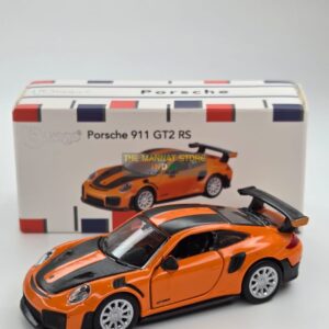 Bburago Porsche 911 GT2 RS – Orange (1:64 Scale) Diecast Model Car
