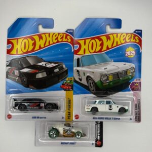 Hot Wheels 2026 A Case – Set of 3 (Audi 90 Quattro, Alfa Romeo Giulia TI Super, Instant Boost)