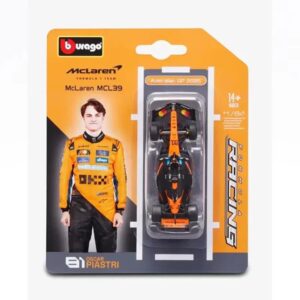 Official Bburago Formula Racing F1 – McLaren MCL39 #81 Oscar Piastri (1:64 Diecast Scale Model)