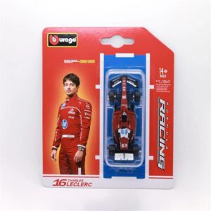 Official Bburago Formula Racing 1:64 Diecast Scale Model – SF-25 #16 Charles Leclerc