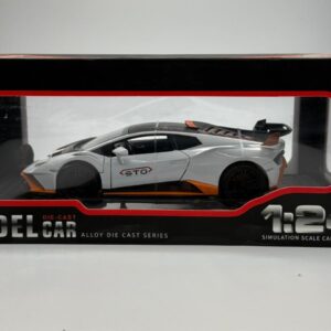 1:24 Scale Diecast Model Car – Pullback with Openable Doors