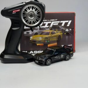 1:43 Scale RC Drift Car – 25 km/h, 35-Min Playtime, Extra Drift Tyres & Cones