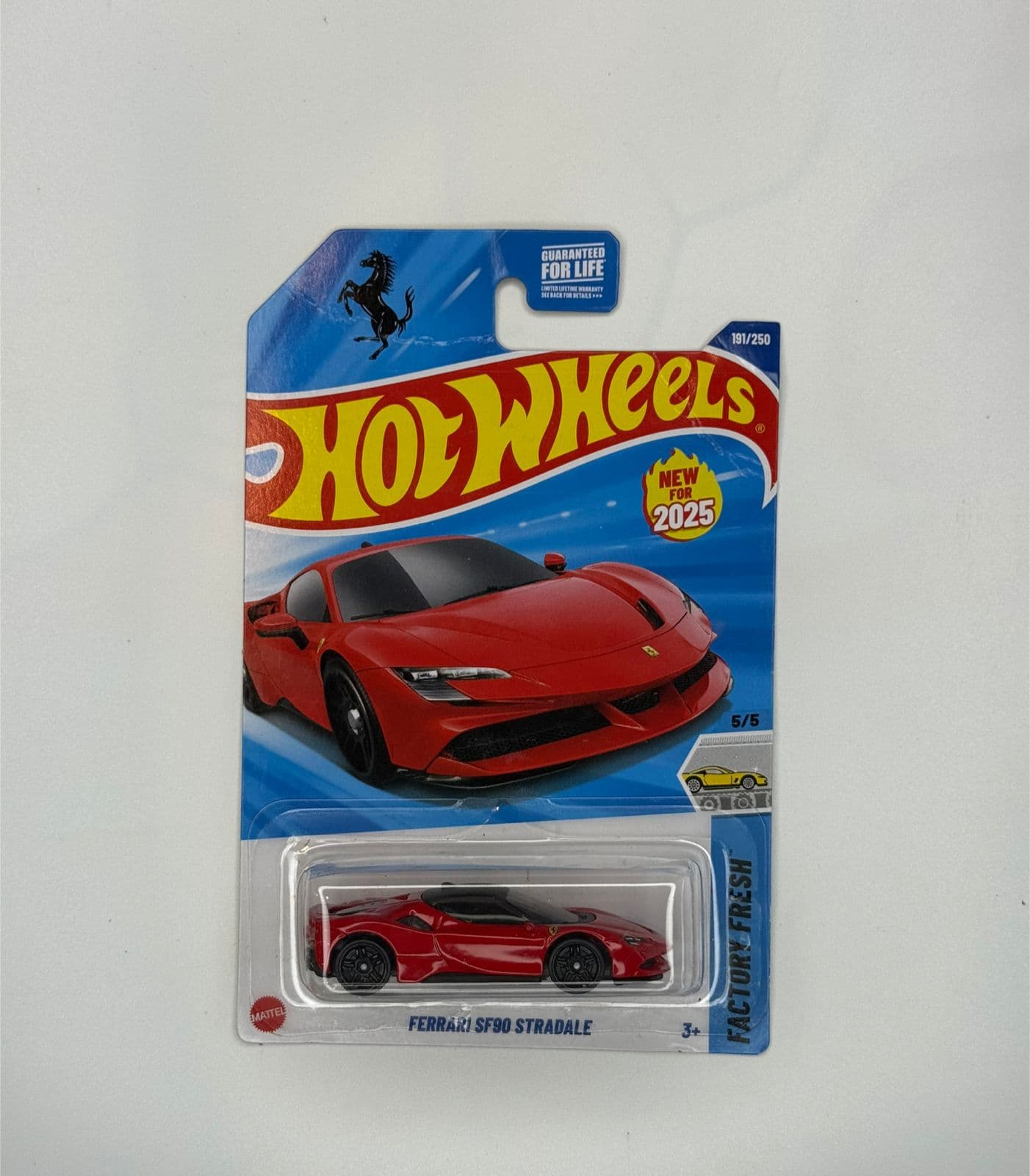Hot Wheels Ferrari SF90 Stradale – Red | US Card (1:64 Scale)