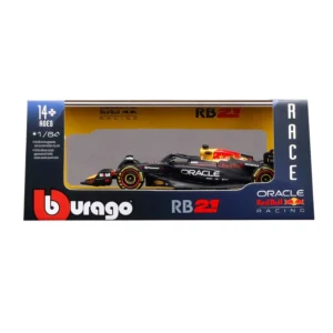 Official Bburago 2025 Red Bull RB21 No.1 Max Verstappen – Bahrain GP (1:64 Scale Diecast Model)