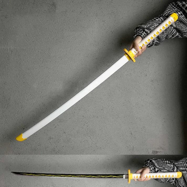 Demon Slayer: Zenitsu Agatsuma Nichirin Wooden Katana