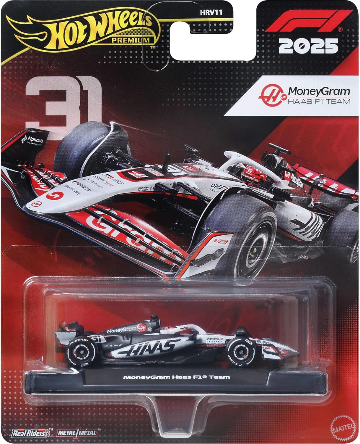 Hot Wheels Race Team MoneyGram Haas F1 Team (#31) {IMPORTED}