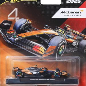 Hot Wheels Race Team McLaren F1 Team (#4) 1:64 Scale Premium Die-Cast Formula 1 {IMPORTED}