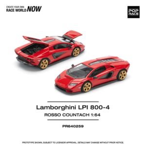 Pop Race Lamborghini LPI 800-4 Rosso Countach