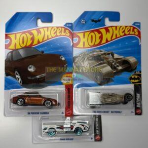 Hot Wheels Imported Set – 96 PORSCHE CARRERA,THE DARK KNIGHT ,TWIN DORADO  {IMPORTED}