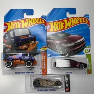 Hot Wheels Imported Set –MERCEDES BENZ ,LUCID AIR, THE DARK KNIGHT BATMOBILE