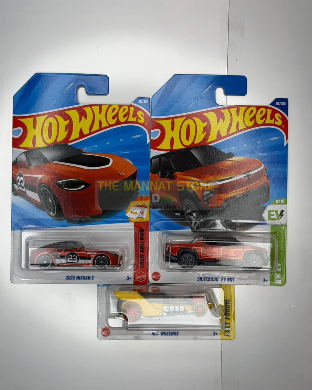 Hot Wheels Imported Set – 2023 NISSAN Z , SILVERADO , HOT WHEENGS