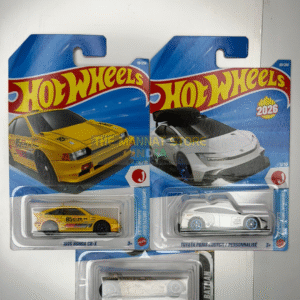 Hot Wheels Imported SET OF 3 1985 HONDA CR-X,TOYOTA PRIUS CUSTOM , BATMOBILE