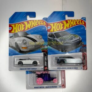 Hot Wheels Imported SET OF 3 PORSCHE 911 TURBO , CUPRA e-RACER , DESSERT DRIFTER
