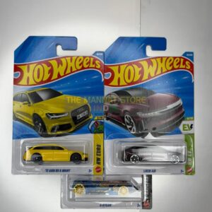 Hot Wheels Imported SET OF 3 17 AUDI RS 6 ,LUCID AIR ,X-STEAM