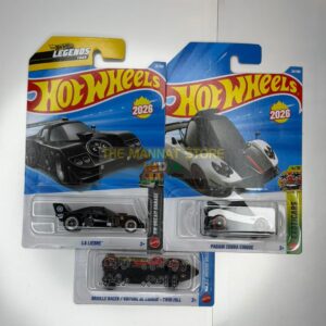 Hot Wheels Imported SET OF 3 LA LIEBRE , PAGANI ZONDA ,BRAILLE RACER