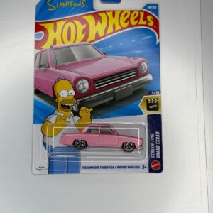 Hot Wheels E  CASE THE SIMPONS FAMILY CAR