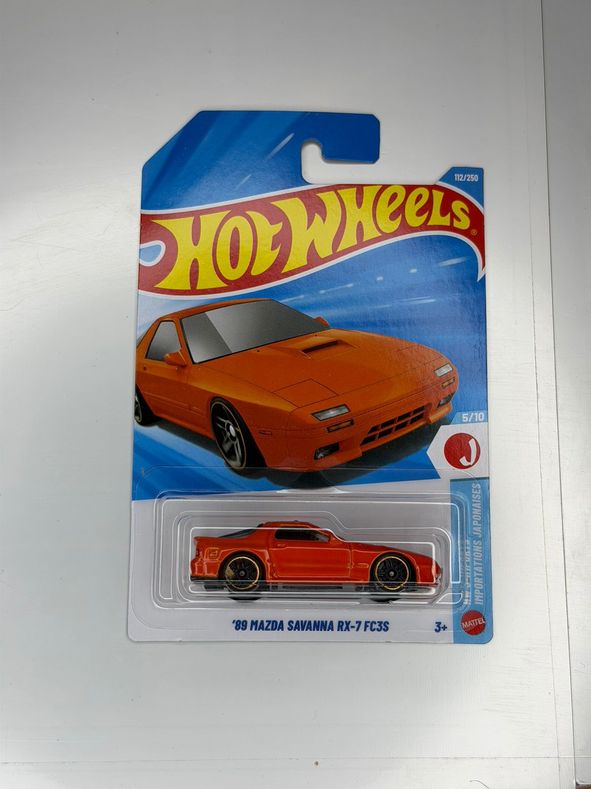 Hot Wheels E CASE 89 MAZDA SAVANNA RX-7 FC3S