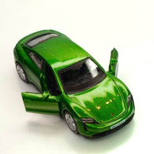 Bburago 1:64 [PORSCHE TAYCAN GREEN] Die-Cast Model Car