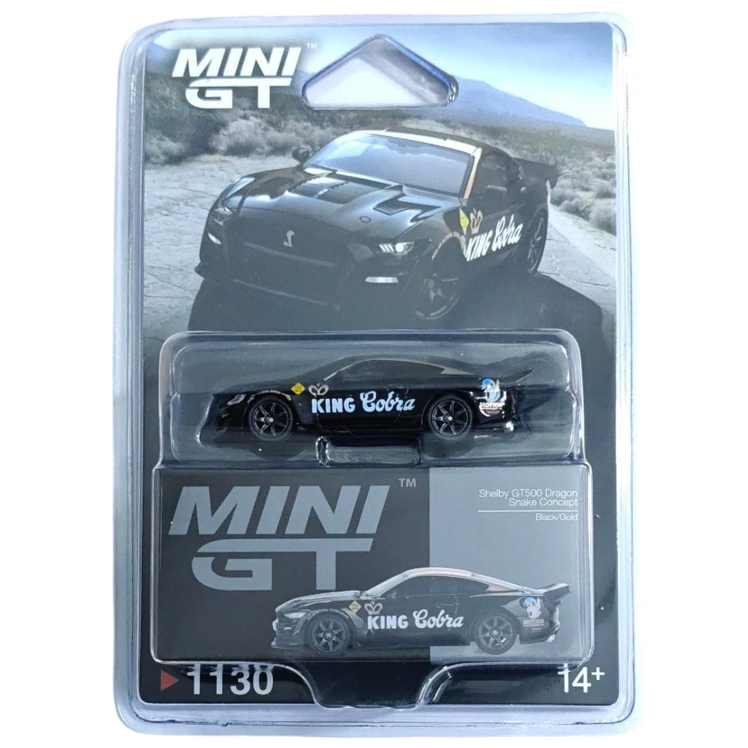 Mini GT Blister #1130: Shelby GT500 Dragon Snake Concept Black/Gold
