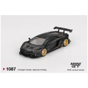 Mini GT #1087: LB★WORKS Lamborghini Aventador Limited Edition Matte Black