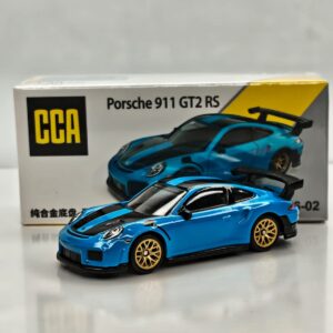 Official CCA Porsche 911 GT2 RS BLUE – 1:64 Diecast Scale Model