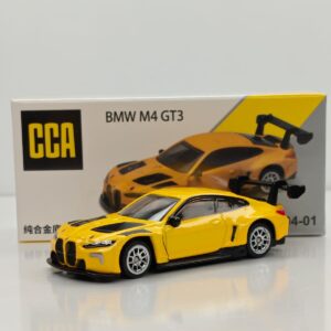 CCA BMW M4 GT3 1:64 SCALE NO: S04-01 (YELLOW)