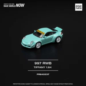 Pop Race PR64-237 RWB Porsche 997 Mint Green