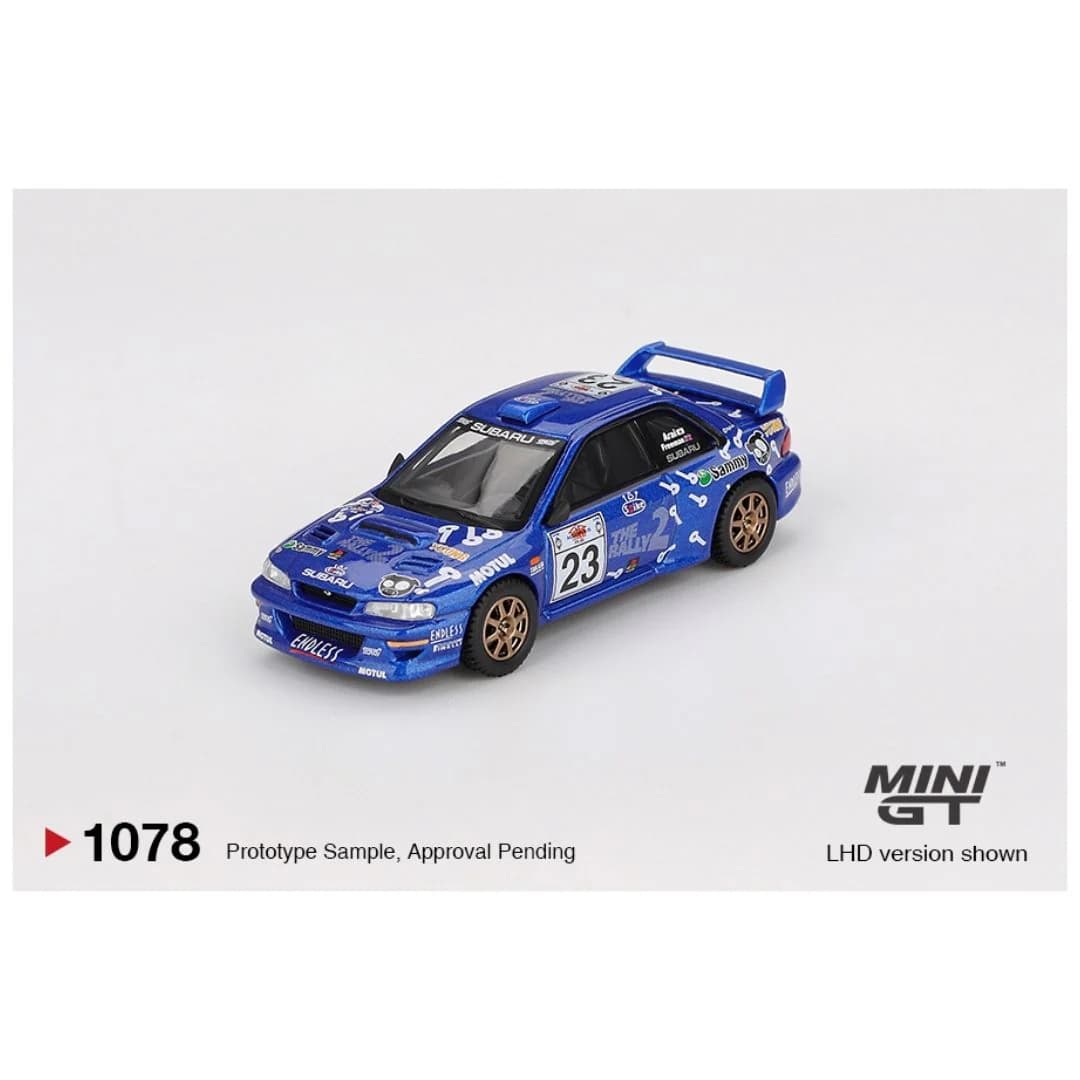 Mini GT #1078: Subaru Impreza WRC99 #23 2000 Acropolis Rally - Image 2