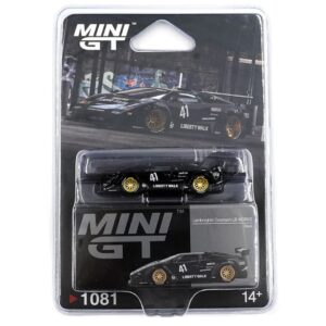 Mini GT Blister #1081: Lamborghini Countach LB-Works Black