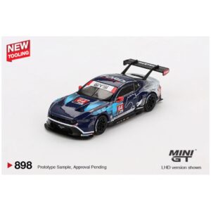 Mini GT #898: Ford Mustang GT3 #64 Ford Multimatic Motorsports 2024 IMSA Daytona 24 Hrs