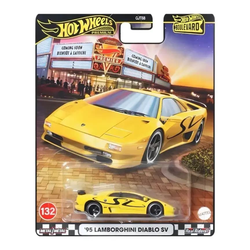 Hot Wheels ’95 Lamborghini Diablo SV Yellow | Boulevard Series 2025