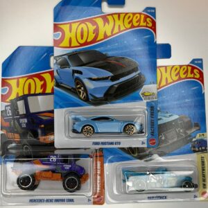Hot Wheels 2026 C Case Combo – Ford mustang gtd  + 2 Cars IMPORTED
