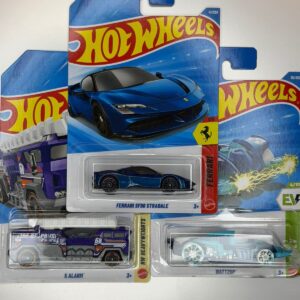 Hot Wheels 2026 C Case Combo – FERRARI SF 90 STRADALE + 2 Cars IMPORTED