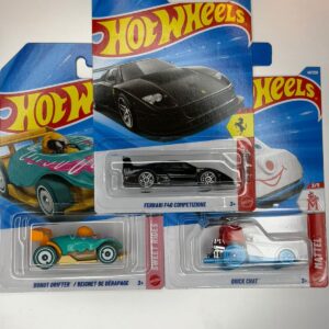 Hot Wheels 2026 C Case Combo – FERRARI F40 COMPETIZIONE + 2 Cars IMPORTED