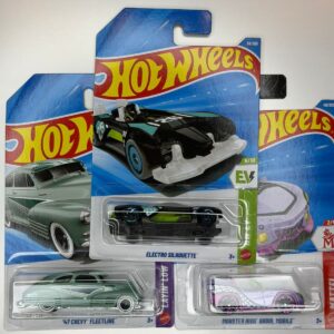 Hot Wheels 2026 C Case Combo – TREASURE HUNT ELECTRO SILHOUETTE + 2 Cars IMPORTED