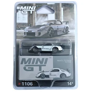 Mini GT Blister #1106 (Blister) : Mazda RX-7 RE-Amemiya Silver Metallic