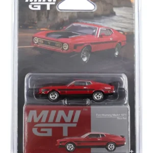 Mini GT- 1122 (Blister) Ford Mustang Mach1 1971 – Race Red