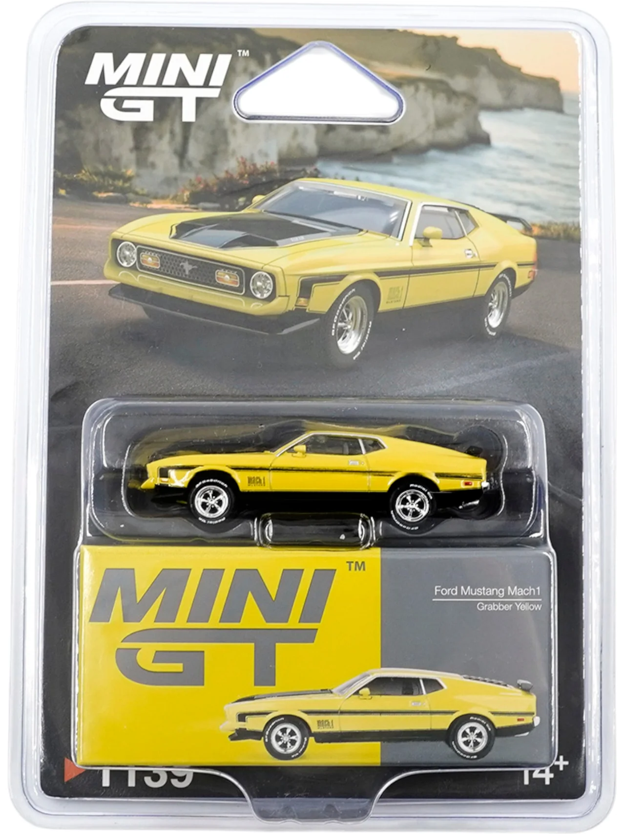 Mini GT- 1139 (Blister) Ford Mustang Mach1 1971