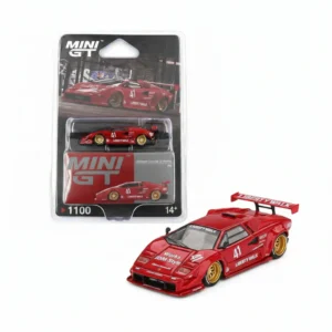 Mini GT Blister #1100: Lamborghini Countach LB-WORKS Red