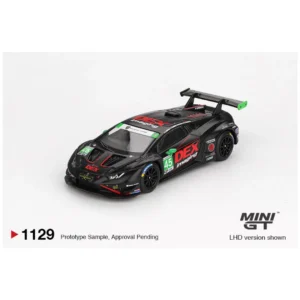 Mini GT #1129: Lamborghini Huracán GT3 EVO2 #45 No. 45 DEX Imaging 2024 IMSA Daytona 24 Hrs